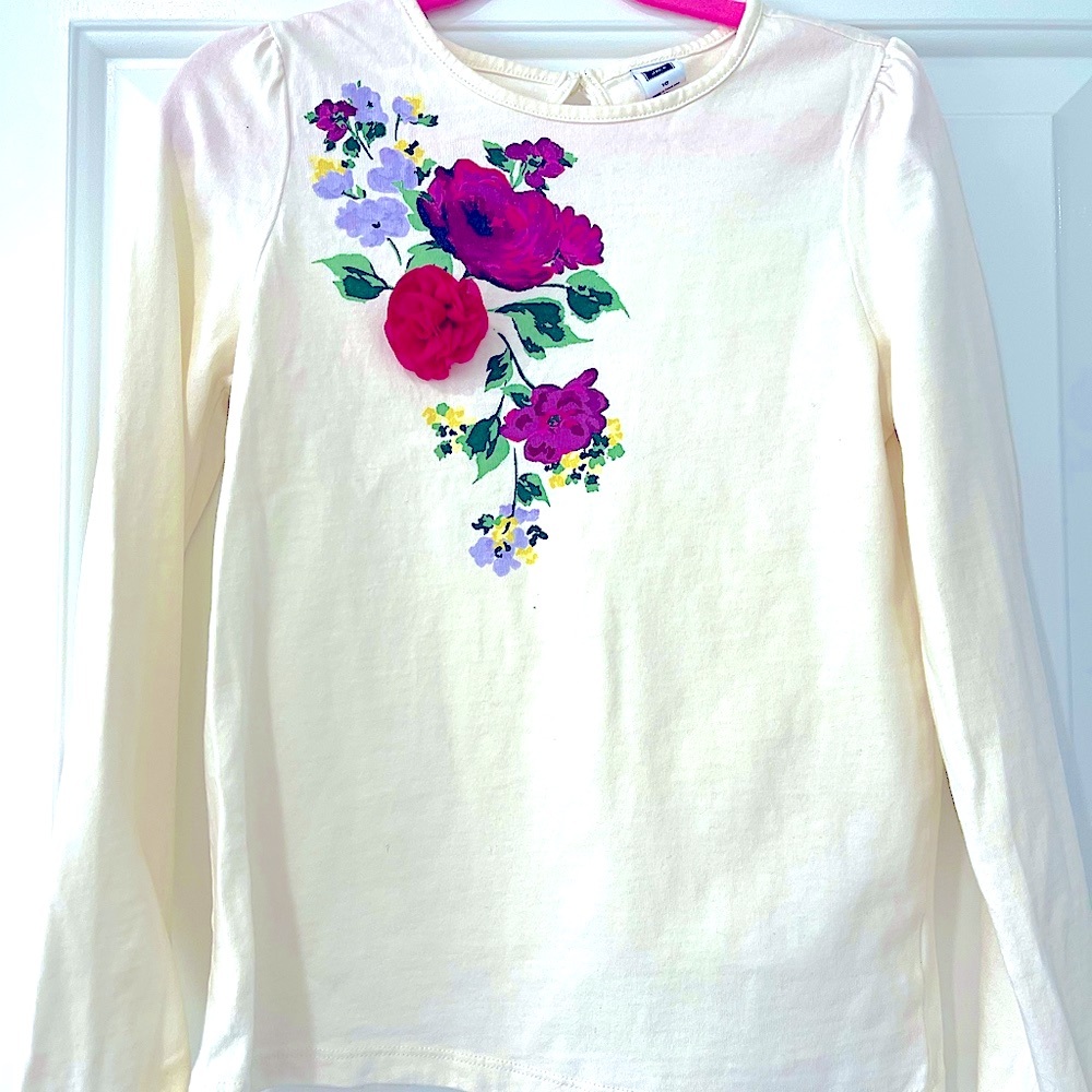 Janie and Jack floral shirt